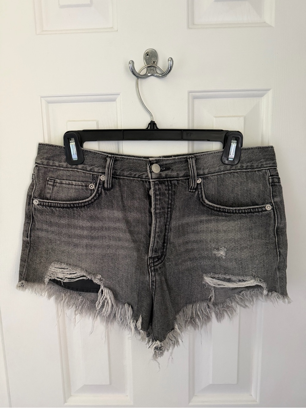 Free People Good Vibrations Denim Shorts